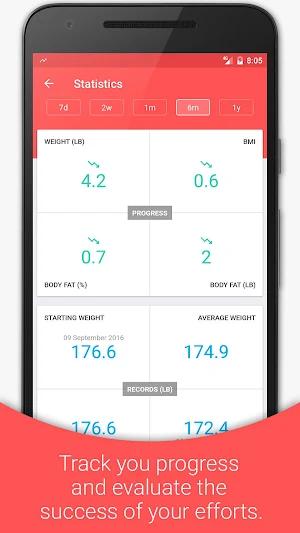 BMI and Weight Tracker Screenshot 1