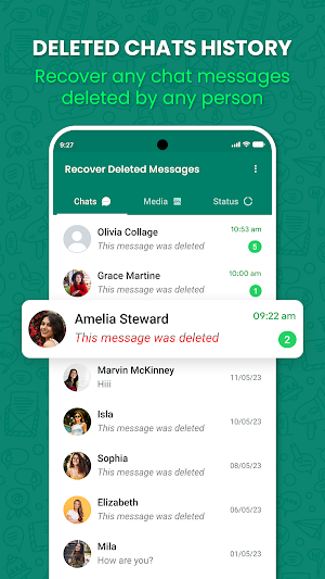 WAMR Recover Deleted Messages Screenshot 2