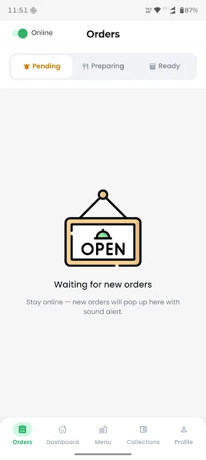 FineDel - Restaurant Partner Screenshot 2