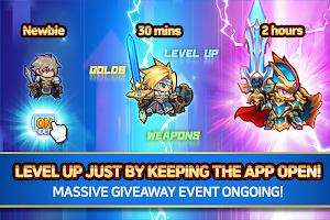 Raid the Dungeon : Idle RPG Heroes AFK or Tap Tap Screenshot 0