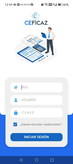 Ceficaz Móvil Screenshot 0