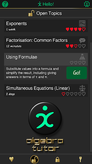 Algebra Tutor Screenshot 3