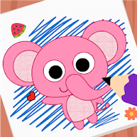 Purple Pink Coloring Book