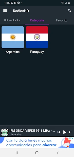 RADIOS HD Todas las radios en una sola app Screenshot 3