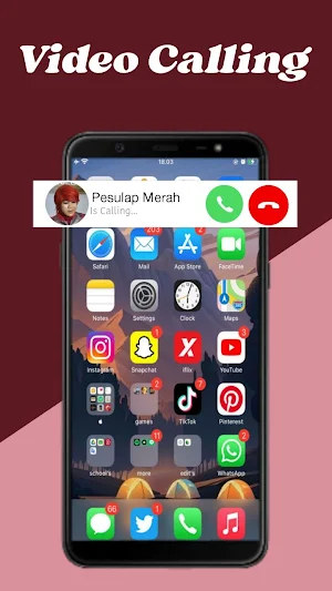 Pesulap Merah-Fake Video Call Screenshot 0