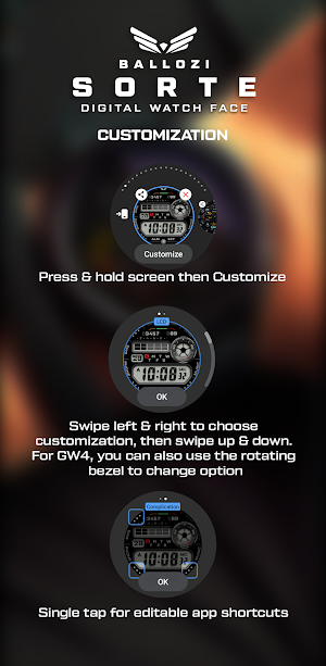 BALLOZI Sorte Watch Face Screenshot 3