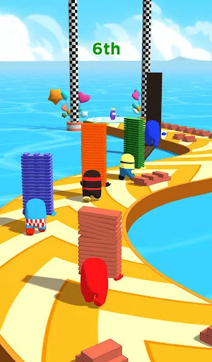 Shortcut Race 3D - Impostor Stack & Run Screenshot 0
