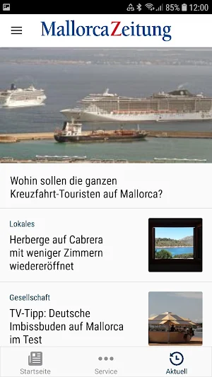 Mallorca Zeitung Screenshot 2