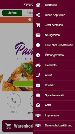 Pavarotti Ristorante Screenshot 2