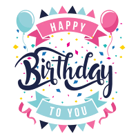 Happy Birthday Stickers