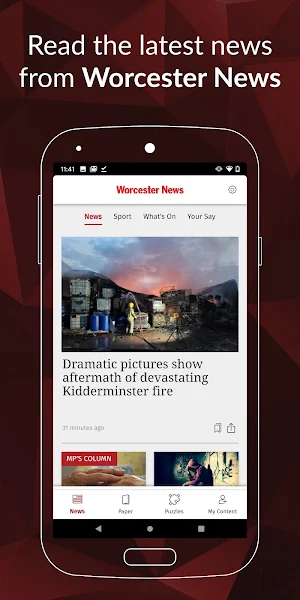 Worcester News Screenshot 0
