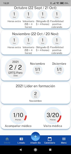 Bolsa de horas Screenshot 1