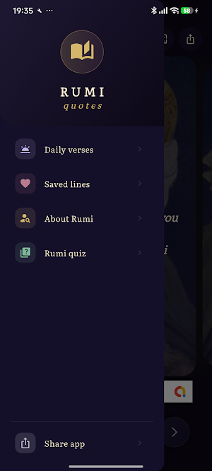 Rumi Quotes Screenshot 2