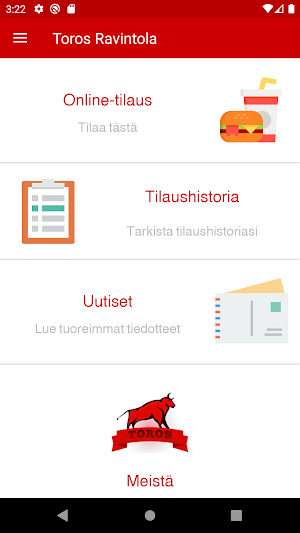 Toros Ravintola Screenshot 1