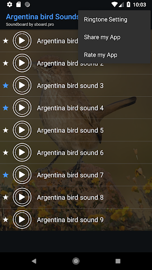 Argentina bird sounds ~ Sboard.pro Screenshot 3