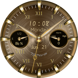 Golden Luxury 2 Watch Face Screenshot 3