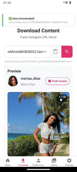 SocialSaver Screenshot 1