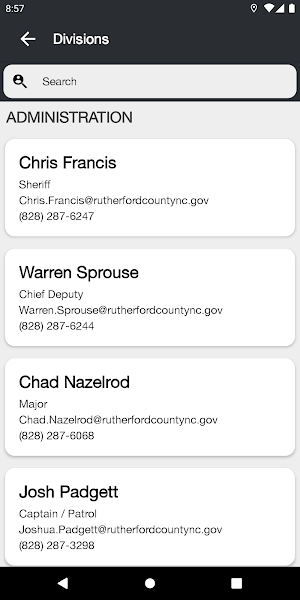 Rutherford County Sheriff, NC Screenshot 2