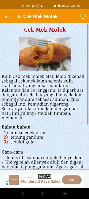 Resepi Kuih & Cucur Warisan Screenshot 2