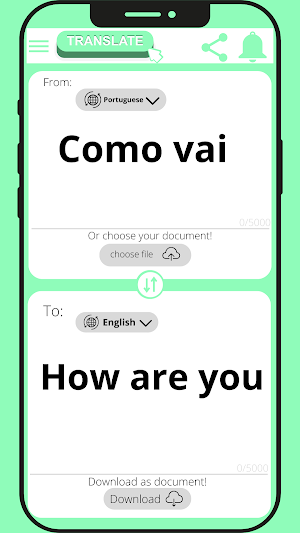 English-Portuguese Translator Screenshot 1