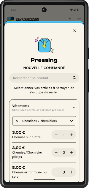 Club Services Conciergerie Screenshot 1