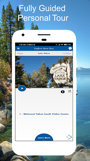 Lake Tahoe California GPS Tour Screenshot 1