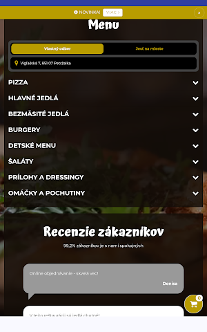 Pizzeria Dominika Screenshot 2