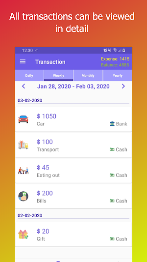 Expense Tracker: Budget Planner & Wallet Manager Screenshot 2