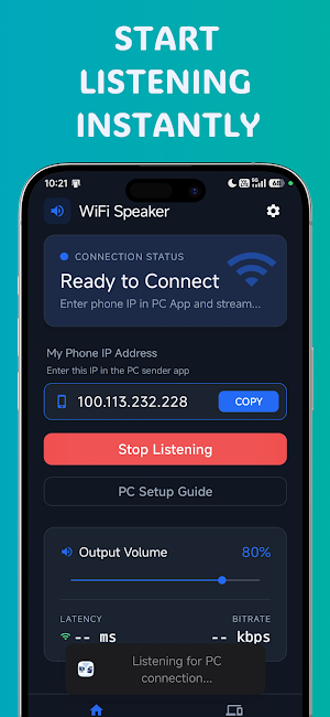 WiFi Speaker: Wireless Audio Screenshot 1