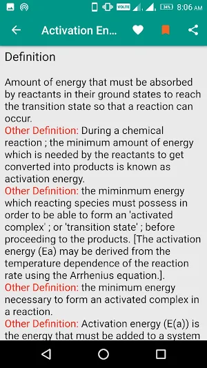 Chemistry Dictionary Screenshot 2