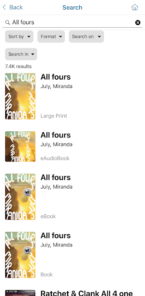 Livonia Public Library Screenshot 2