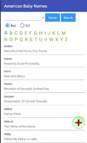 American Baby Names Screenshot 0