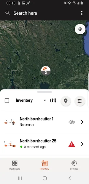 Husqvarna Fleet Services Screenshot 2