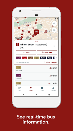 Lothian Buses/Edinburgh Trams Screenshot 2