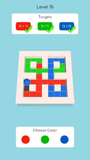Color Ball: Relaxing Grid Game Screenshot 2