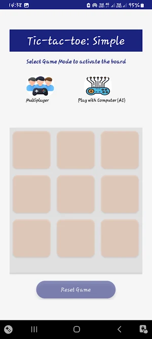 Tic-tac-toe: Simple Screenshot 0