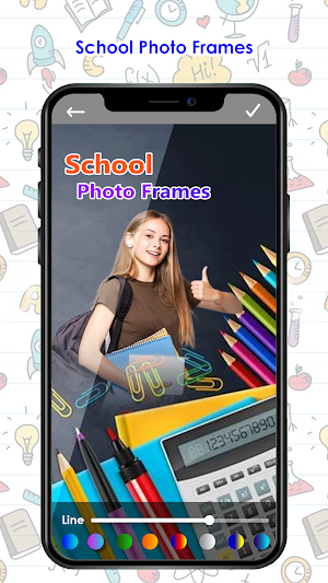 School Photo Editor and Frames Screenshot 0