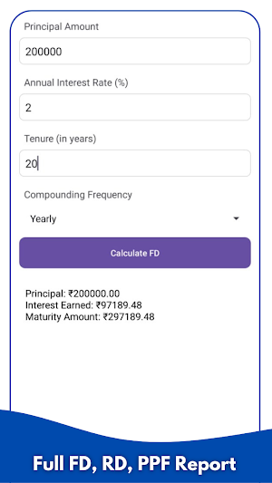 EMI Calculator 2025 Screenshot 1