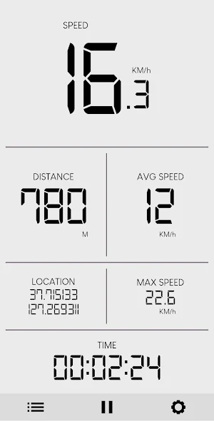 Bike Speedometer & Computer Screenshot 1