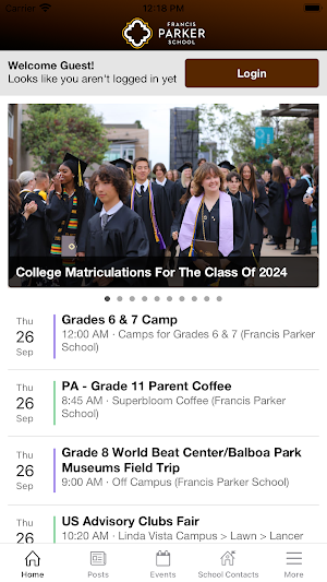 Francis Parker School Screenshot 0