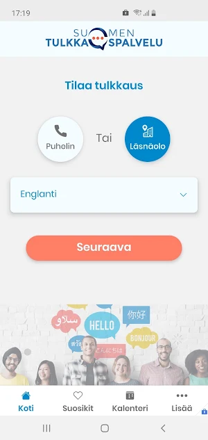 Suomen Tulkkauspalvelu Screenshot 2