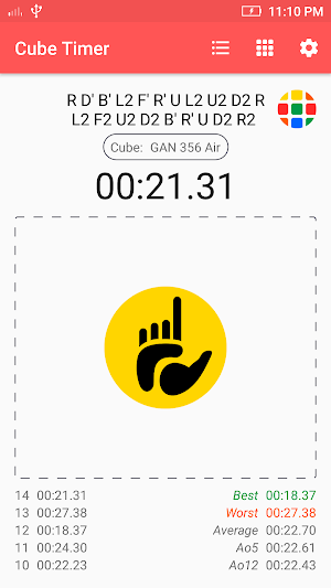 Cube Timer Screenshot 0