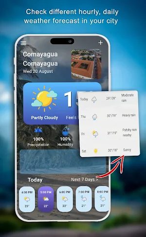 Honduras Weather Forecast Screenshot 0