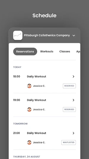 Pittsburgh Calisthenics Co Screenshot 2