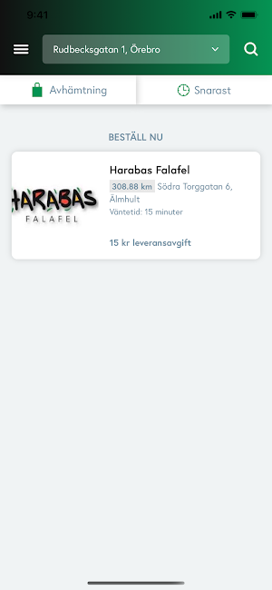 Harabas Falafel Screenshot 2