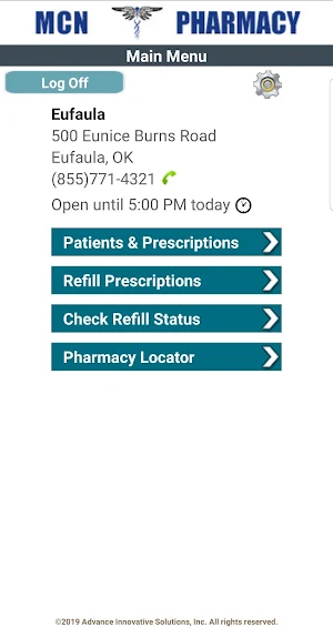 Muscogee Creek Nation Pharmacy Screenshot 1