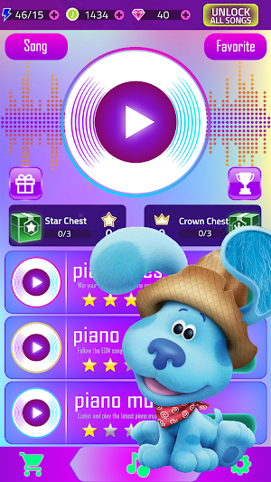 Blue's Clues Piano Game Screenshot 0