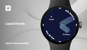 Liquid Hands Watch Face Screenshot 0