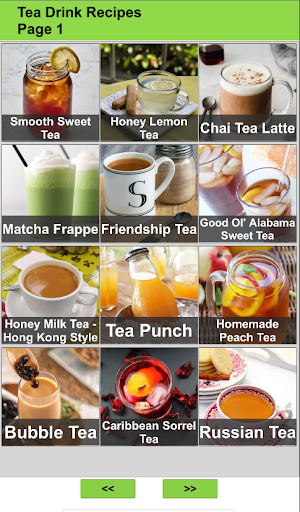 Tea Drink Recipes Screenshot 0