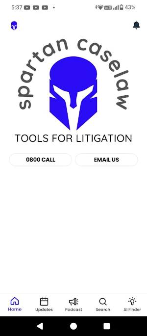 Spartan Caselaw Screenshot 0